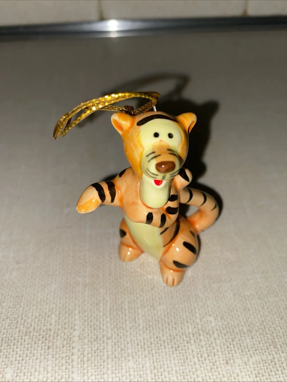 Vintage‎ Disney Japan Tigger Ceramic Figure Ornament Winnie The Pooh Collectible